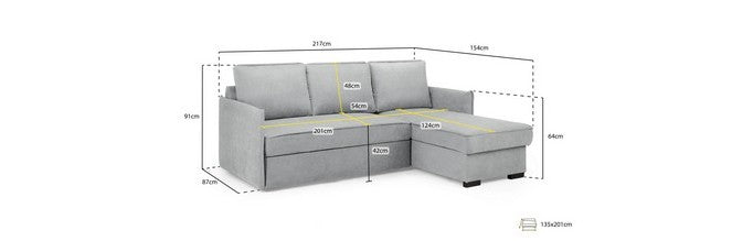 LuxeRelax Sleeper Sofa - Sofabed