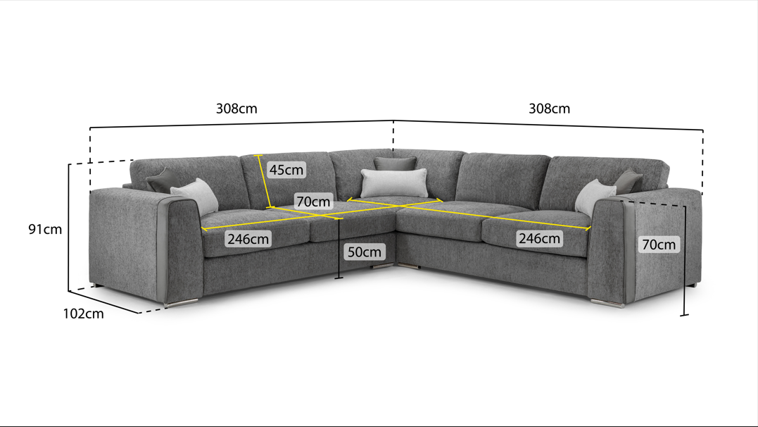 Naples Comfort Haven - Corner Sofa