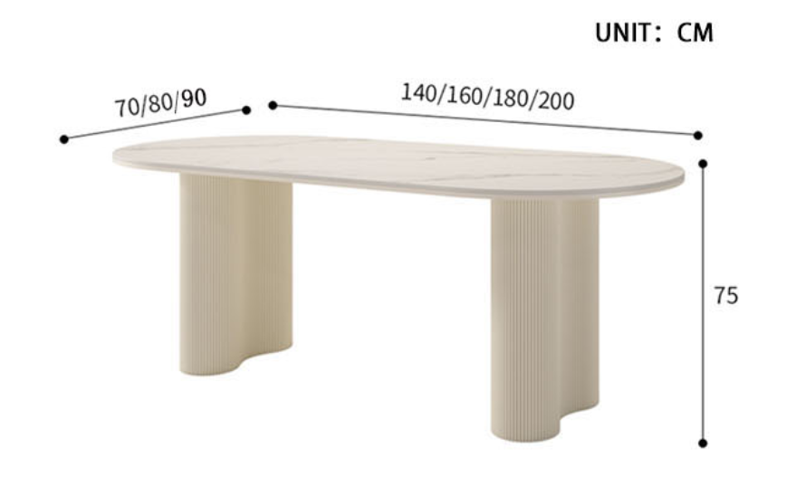 Andean Elegance White Dining Table Set