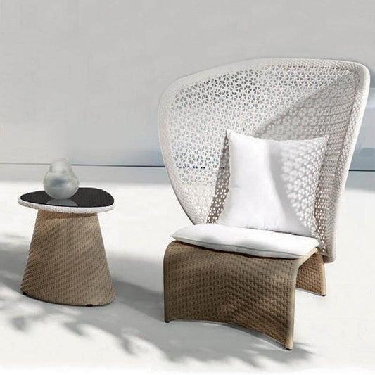 SereniStyle High Back Rattan Armchair - Outdoor Furniture